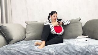 Big Boobs Carol the schoolgirl with massive tits - 3 image