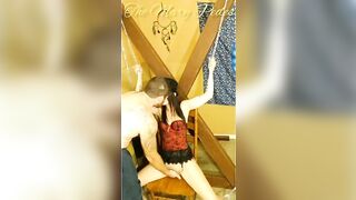 Moxxi plays with Bad Dragon Toys and gets chained up. Cosplay video - 13 image