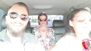 Threesome in the car - 5 image