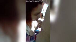 Blowjob with cum on my big boobs - 9 image