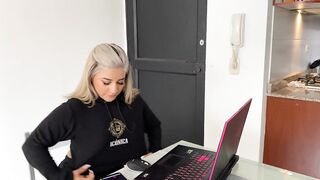 LUSH public LUSH!!! My Stepsister discovers me and then checks on me!!!  I was too horny to stop OMG!!!! - 7 image