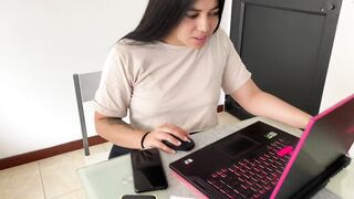 LUSH public LUSH!!! My Stepsister discovers me and then checks on me!!!  I was too horny to stop OMG!!!! - 8 image