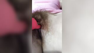 Squirt squirt and more squirt gushing out the bushy pierced pussy of sexy redhead Rachel Wriggler - 6 image