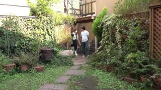 Japanese Wife in GangBang with her cuckold husband friends. One hour of Japanese Amateur Sex - 1 image