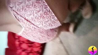 I went crazy with lust and recorded myself masturbating in the bathroom - 5 image