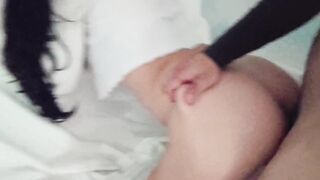 Horny perfect body GF fucks me hard in a lazy afternoon