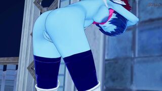 Kris fingering her tight pussy - Deltarune Hentai. - 3 image