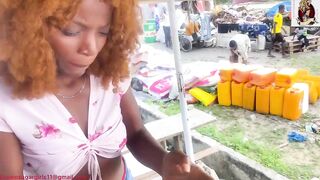 HOT AND SWEET FUCK WITH THE BEAUTIFUL ROADSIDE SELLER - 3 image
