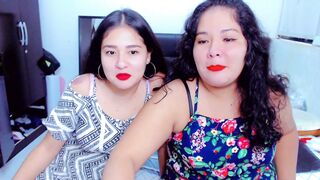 Two horny stepsisters suck their feet and high heels - 2 image
