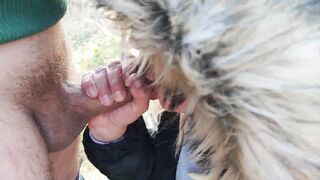 Busty MILF's jacket wet with squirt and cum covered - 5 image