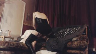 Hubby fell asleep so i pegged his arse. - 6 image