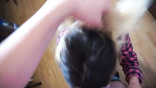 Blow Cock, playing in the kitchen in flower until i squirt - 9 image