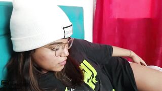 Hot brunette eats her stepbrother's big cock-Spanish Porn - 8 image