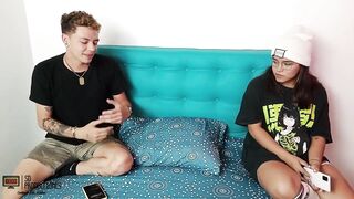 Hot brunette eats her stepbrother's big cock-Spanish Porn - 9 image