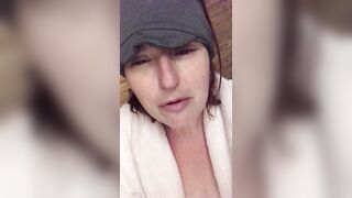 Too horny to sleep I headed to the bathroom at 3am to try and take the edge off and ended up soaking my phone in squirt - 4 image