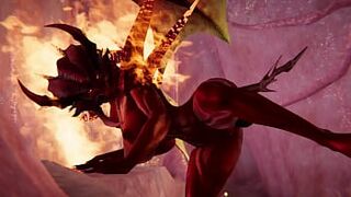 Demon Queen of Hell is testing various dildos - 1 image