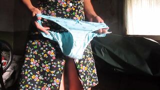 I've been wearing these panties for you, Andrey, for a hundred days - 1 image