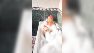 3 squirts while masturbating me and smoking on the shower. Sexy Devil - 2 image