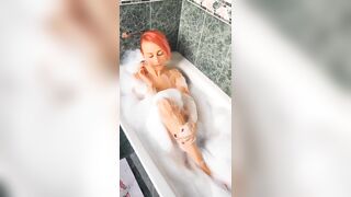 3 squirts while masturbating me and smoking on the shower. Sexy Devil - 4 image