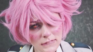 Naughty schoolgirl Mina Ashido adores wedgie,spanking and dildo riding after classes - Spooky Boogie - 6 image