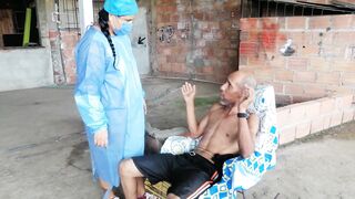 1 parte mi enfermera de cama me chequea y folla mi polla dura - 3 image