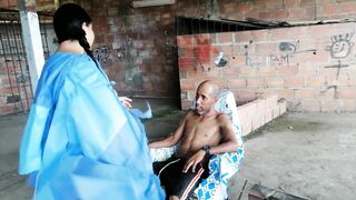 1 parte mi enfermera de cama me chequea y folla mi polla dura - 5 image