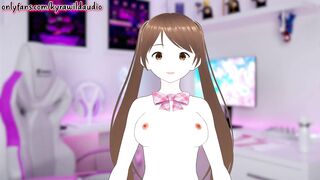 My Stepbrother Caught Me Masturbating And Fucked Me (Roleplay, Hentai Vtuber) - 3 image