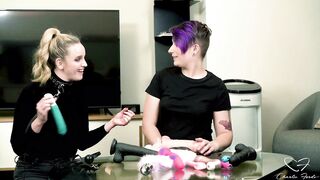 Charlie squirts all over Mia's lap and in her mouth - 3 image