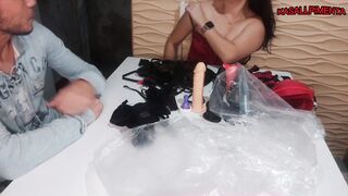 sex shop seller, in addition to selling, he likes his client, and tested the products with her - 13 image