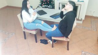 Hot teacher masturbates her student in private lessons - 7 image