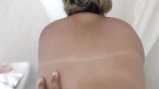 I CATCHED MY HOT AND NAUGHTY STEP MOTHER TAKING A SHOWER, I WALKED INTO THE BATHROOM AND FUCKED HER BIG ASS | JU WIFE FUCKS WITH STEPSON WITHOUT STEPFATHER KNOWING SHE TAKES cum in her mouth CUM IN HER - 12 image