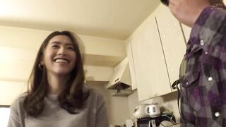 Amateur Housewives Are Given a Condom and Told to Stay Overnight at a College Student's House -3 - 2 image
