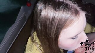 Juicy slobbery face fuck with cum in throat - 6 image