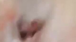 Amateur working her succulent pussy with cucumber - 13 image