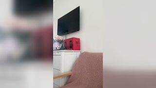 Work call colleague watching me play with my pussy - 2 image