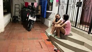 Our parents go on a trip my stepsister is horny and I took her heat away with a good pussy licking