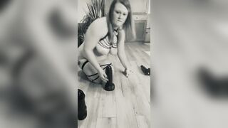 Anal Hooked Pawg Fucking her BBC Dildos - 13 image