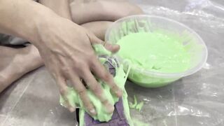 Trashing Sneakers (Trainers) with Super Sticky Slime - 3 image