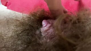 New Hairy Pussy big clit compilation Pissing  cumming wet bush fetish - 11 image