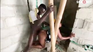 Estate Agent Get hot fuck by local Area Boy in the new building - 13 image