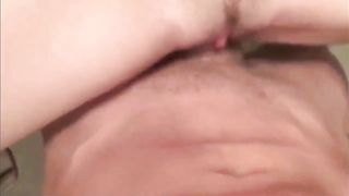 Old Man Helps Big Boobed Girl Quit Smoking - 13 image