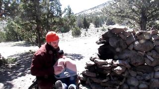 Bunny Gets Outdoor Spanks from Para Daddy- Fingered to Squirt - 8 image