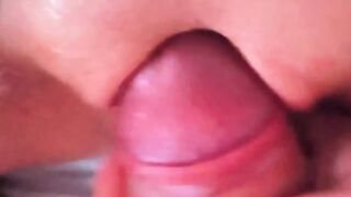 In the tight wet pussy the cock feels very hard. - 1 image