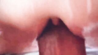 In the tight wet pussy the cock feels very hard. - 4 image