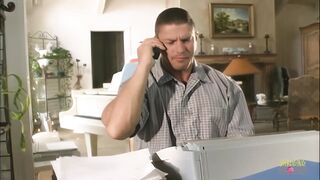 Instead of flirting he eats the milf out and makes her eager for anal sex - 13 image