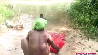 HAPPY NEW YEAR MY FANS = HARDCORE STREAM SEX IN THE VILLAGE WITH MY BOYFRIEND - 4 image