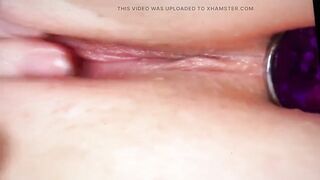 I finger myself with a sex toy in my ass. - 9 image