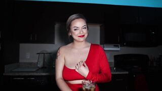 Picking up Big Natural Tits Alexis Kay on New Years at the club. - 4 image