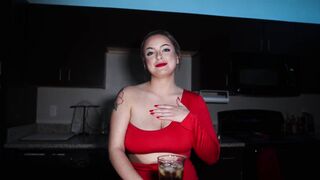 Picking up Huge Natural Tits Alexis Kay on New Years after she flashes her boobs publicly in the club. - 4 image