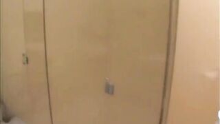 Flower fucks in the bathroom and fills her face with cum - 2 image